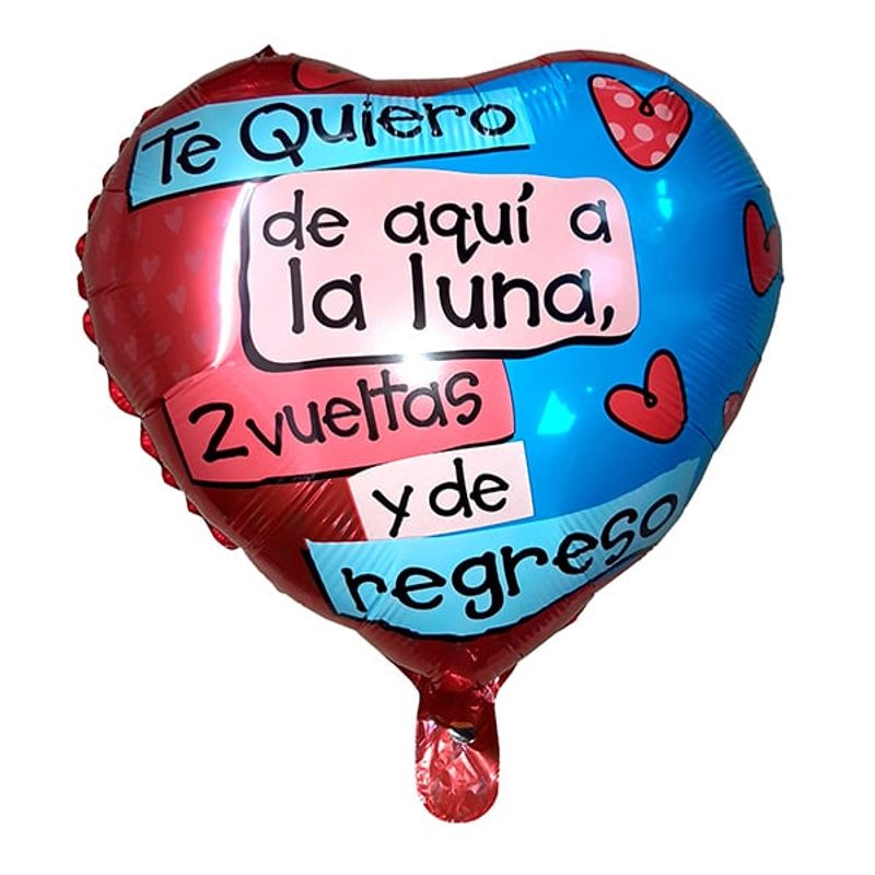 GENERICO - GLOBO METALICO 18 AQUI A LA LUNA X 1UNI