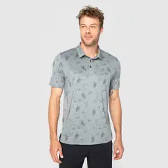 BUBBA - Polera Spandex Golf Skulls Black