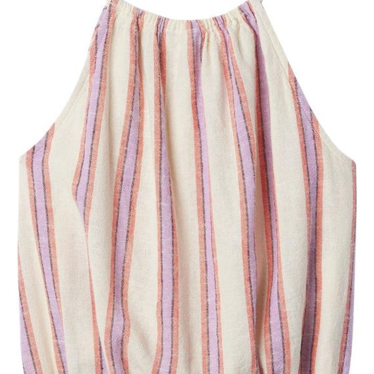 GAP - Blusa Gap Halter Rayada Crema