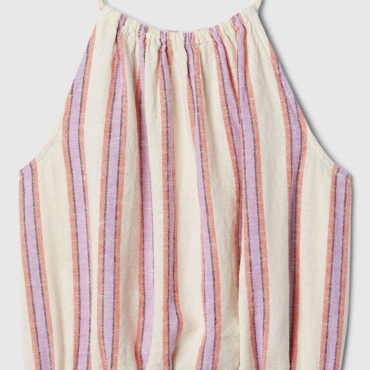 GAP - Blusa Gap Halter Rayada Crema