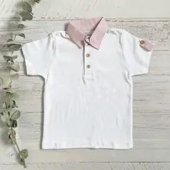 WAWABABY - Polera Corta Wawa Niño Matias Vino