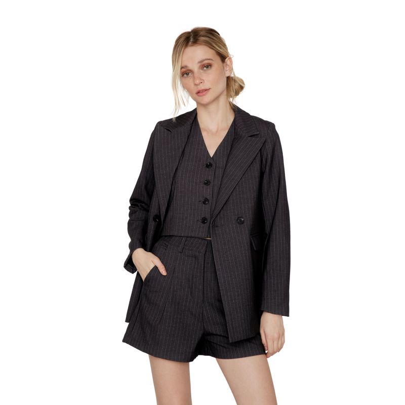 JACINTA TIENDA - Vest Owen rayas gris Jacinta Tienda