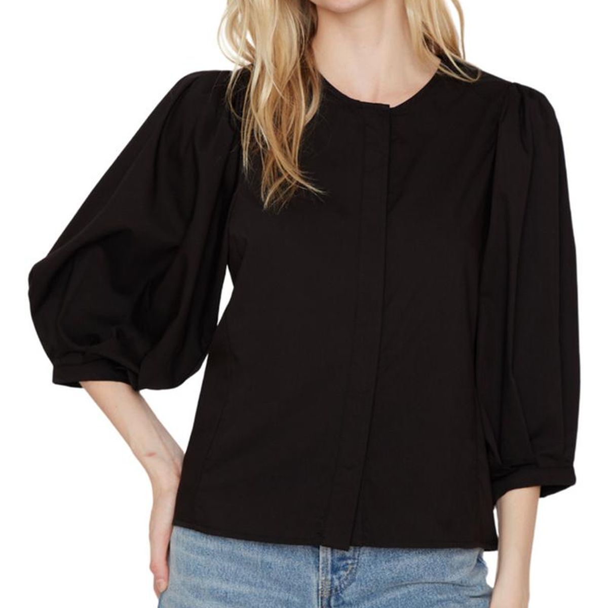 JACINTA TIENDA - Blusa Pipa negra Jacinta Tienda