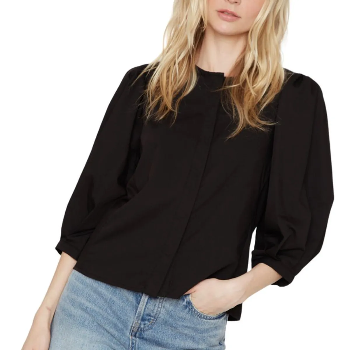 JACINTA TIENDA - Blusa Pipa negra Jacinta Tienda