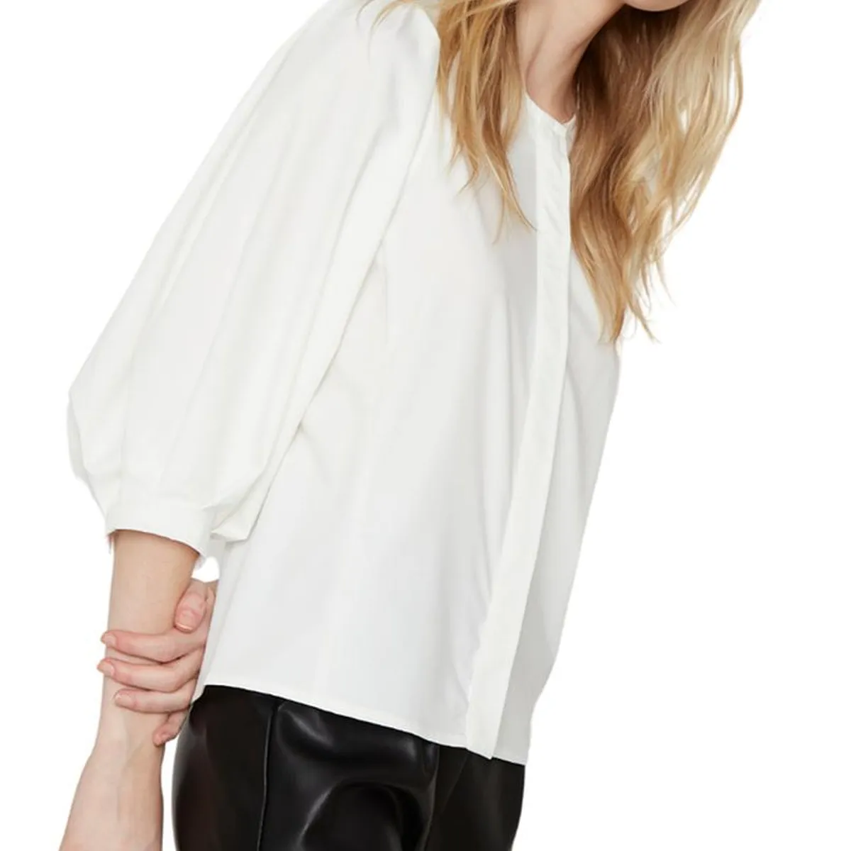 JACINTA TIENDA - Blusa Pipa blanca Jacinta Tienda