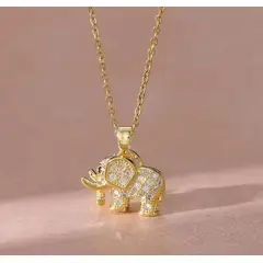 GENERICO - Collar Elefante en Acero Inoxidable