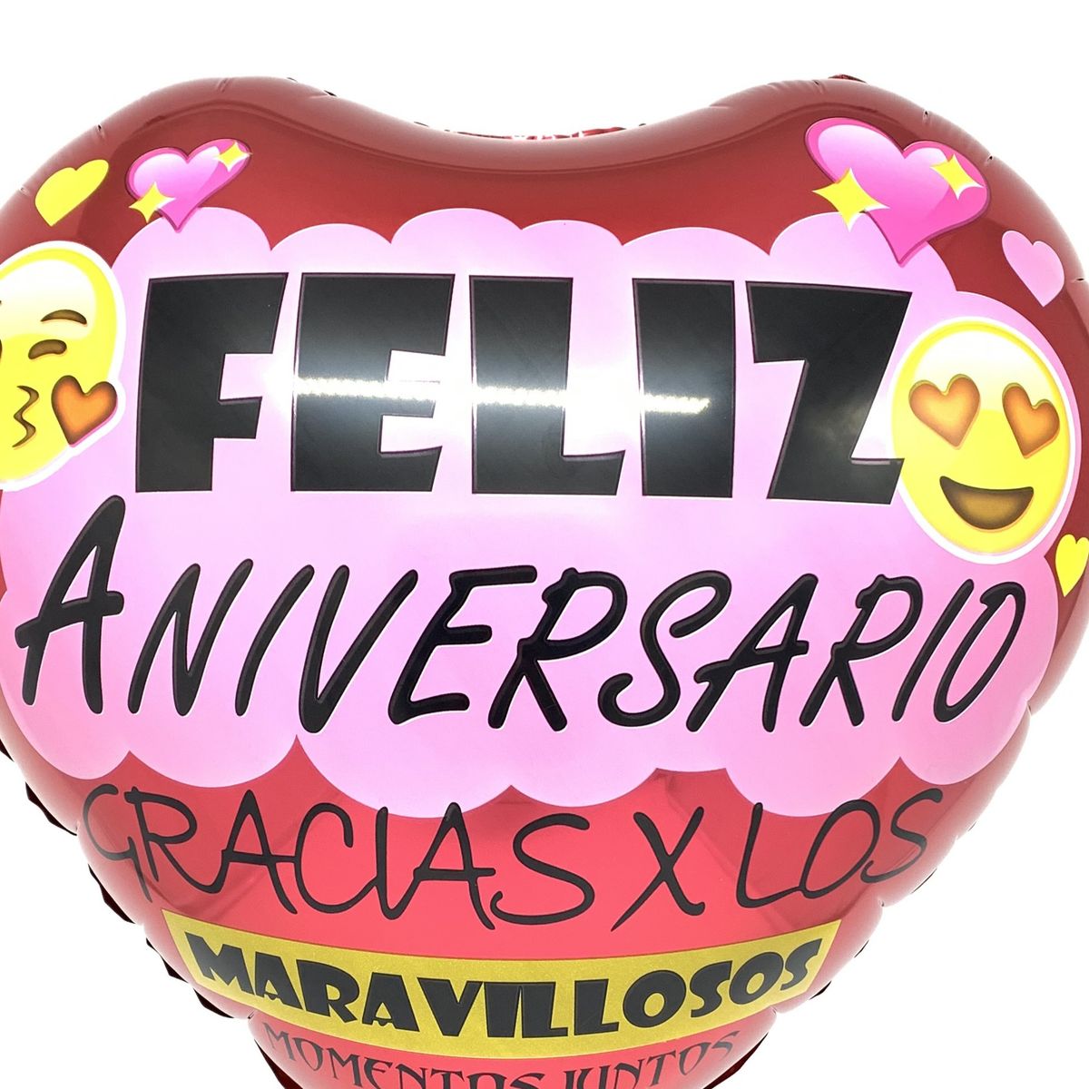 GENERICO - GLOBO METALICO 18 FELIZ ANIVER GRACIAS X 1UNI