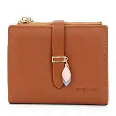 CARVEN - Billetera de mujer Lia café