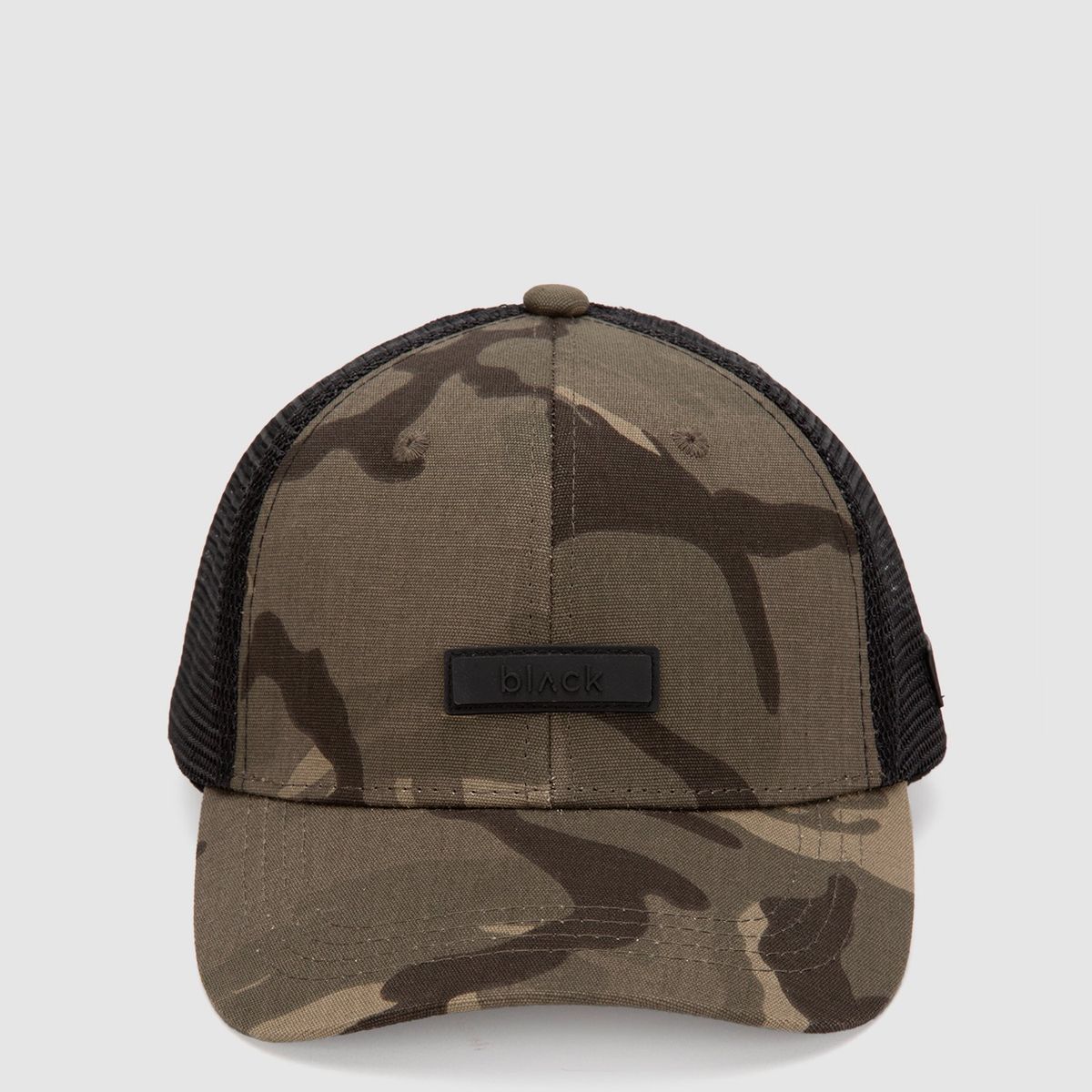 BLACK - Jockey Trucker Gum Camo Black Bubba