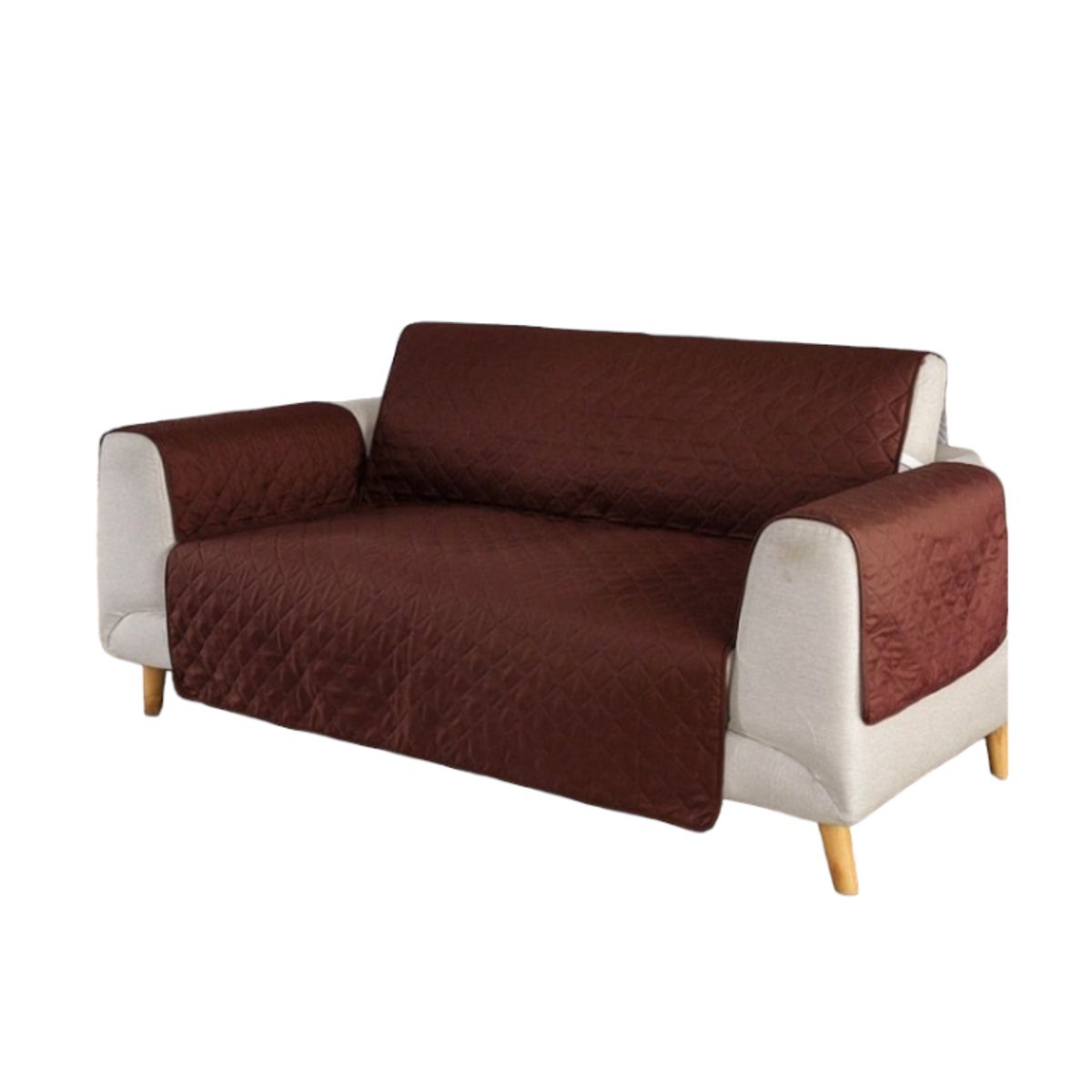 GENERICO - Cubre Sofa de 3 cuerpos con ligas Sujetadoras y ANTI-DERRAME