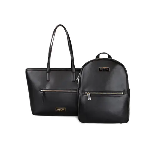 KENNETH COLE - Mochila y cartera Tote Michalina negra