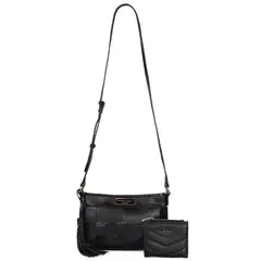 KENNETH COLE - Cartera Eyton y billetera Abella black