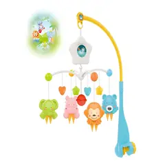 GENERICO - Movil MUSICAL para cuna bebé con Control y Luz