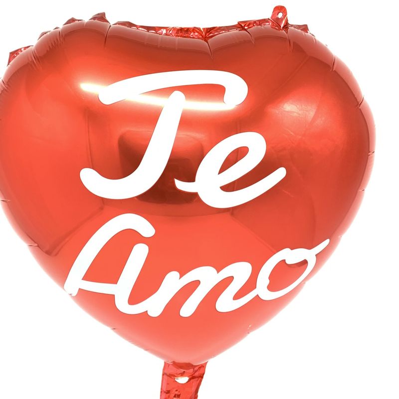 GENERICO - GLOBO METALICO 18 TE AMO LISO X 1UNI