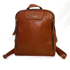 GENERICO - Mochila Cartera Ecocuero Mujer Elegante Multifuncional Uso Diario C