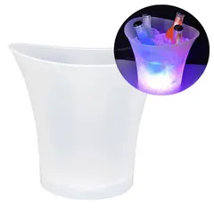 GENERICO - Cubeta Porta Botellas Bluetooh Parlante y Luz Led