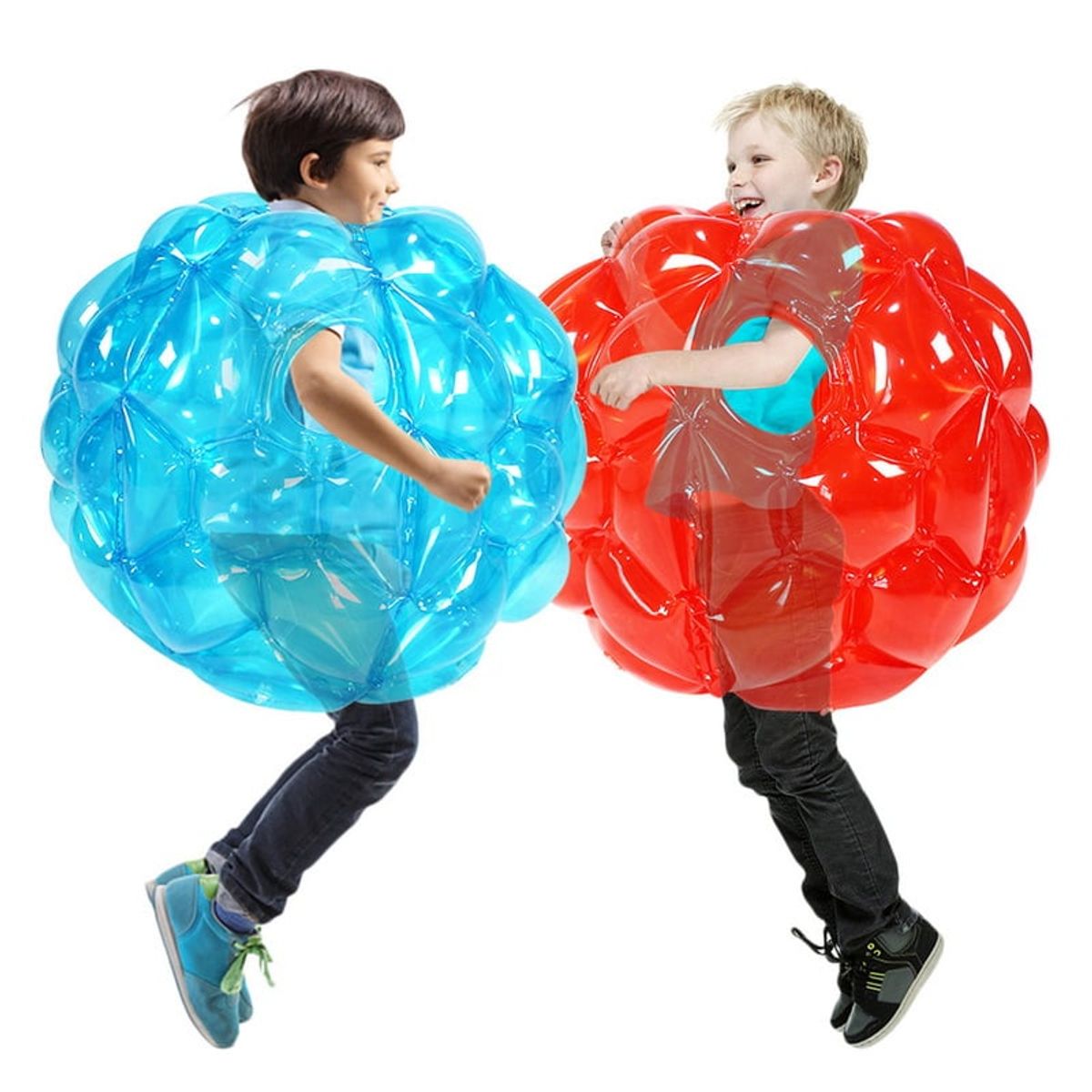 GENERICO - Bumper Ball Rojo Pelotas Chocadoras Inflable Niños Juego