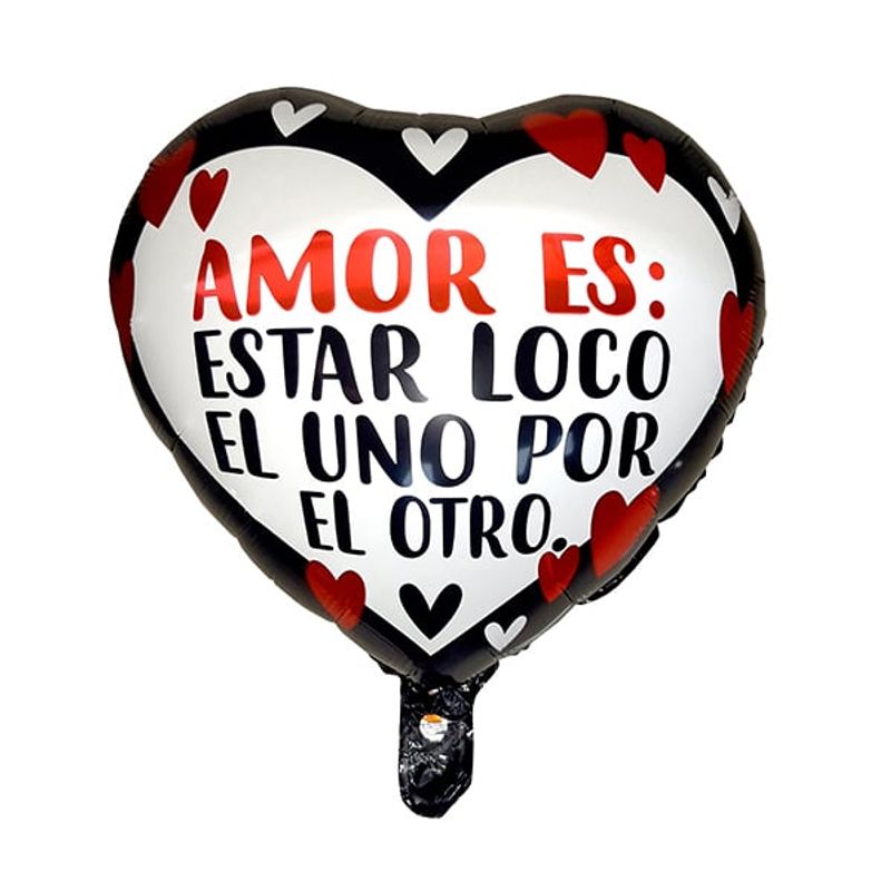 GENERICO - GLOBO METALICO 18' AMOR ES X50 UNI