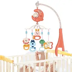 GENERICO - Móvil Luna De Bebé Musical Con Lampara Y Control Remoto