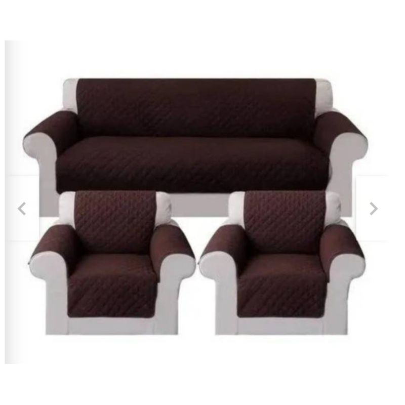 GENERICO - set de Cubre Sofa con ligas Sujetadoras 3-1-1 Anti-derrame