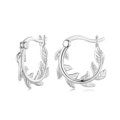 LA GARZA - Aros Plata Mujer Argolla Garden