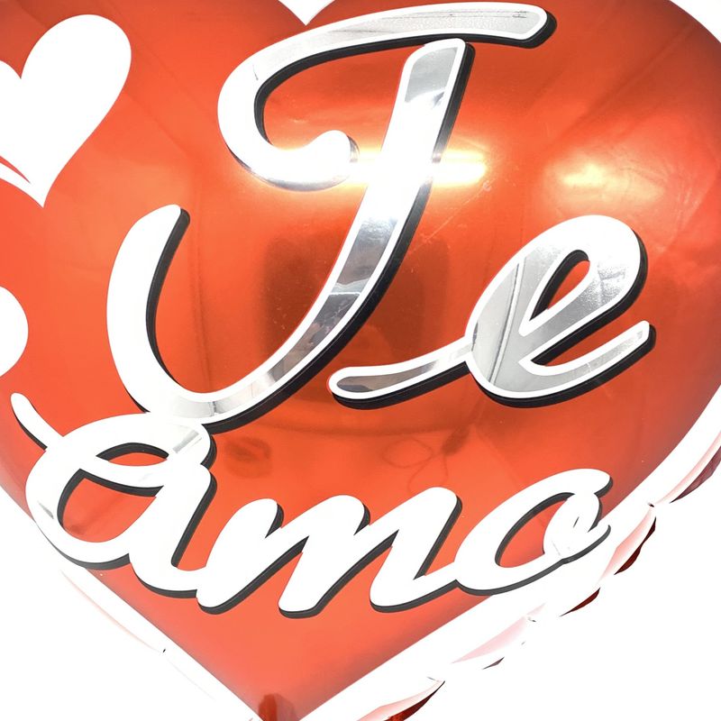 GENERICO - GLOBO METALICO 18' TE AMO CORAZONES X 1UNI