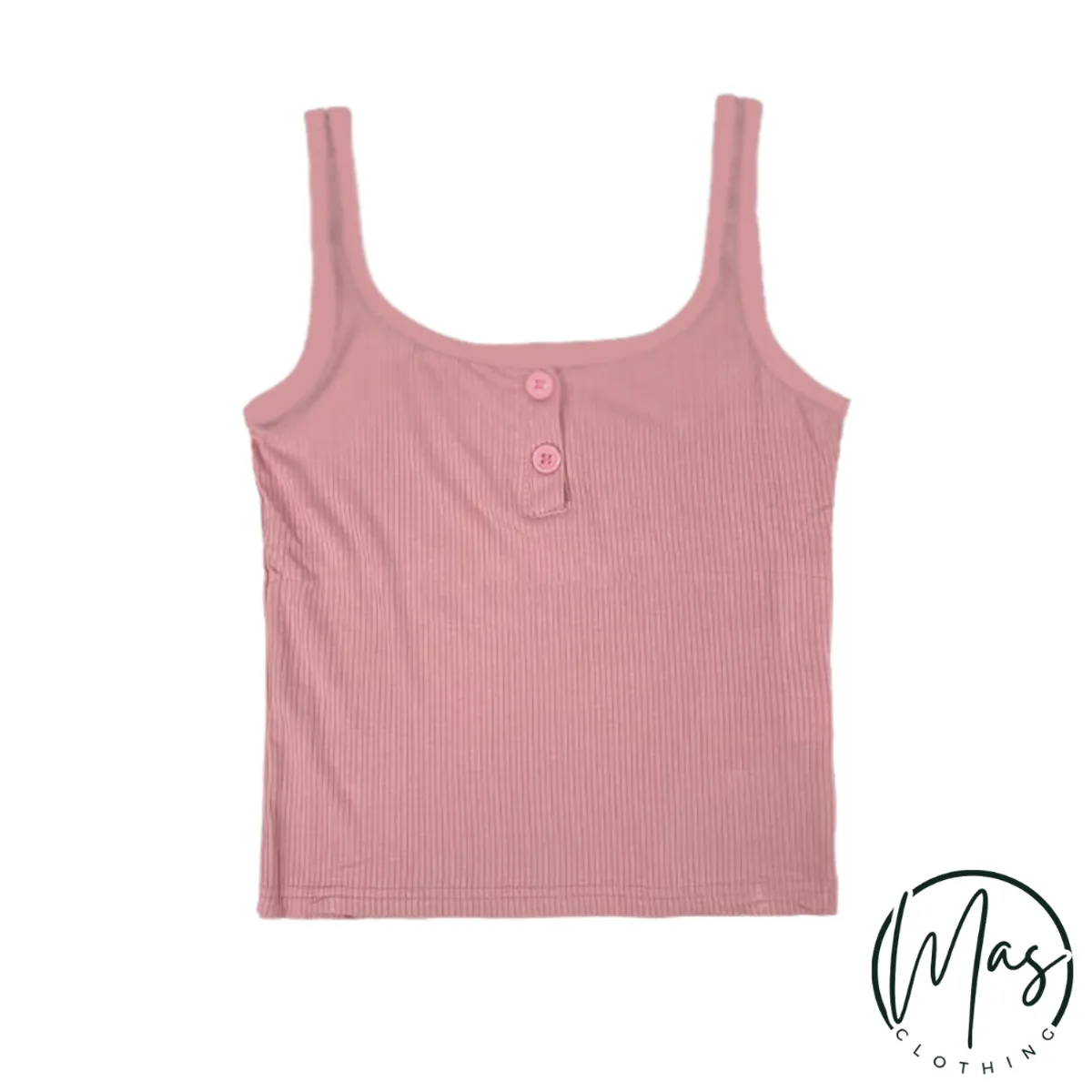 UTILISIMO - Pack 3 Poleras Mujer Sin Mangas Con Botones Algodón Colores Surtidos