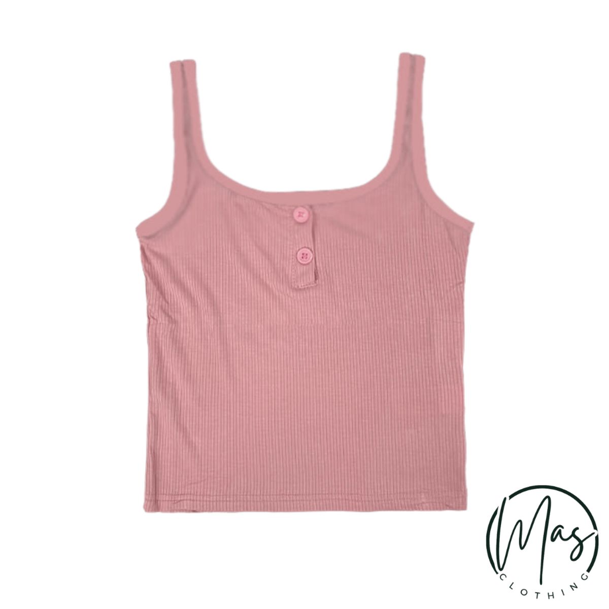 UTILISIMO - Pack 6 Poleras Mujer Sin Mangas Con Botones Algodón Colores Surtidos