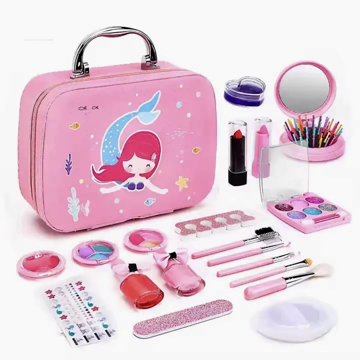 GENERICO - Kit De Maquillaje Para Niñas Maleta Brillos Y Sombras