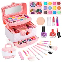 GENERICO - Kit De Maquillaje Para Niñas Maleta Brillos Y Sombras