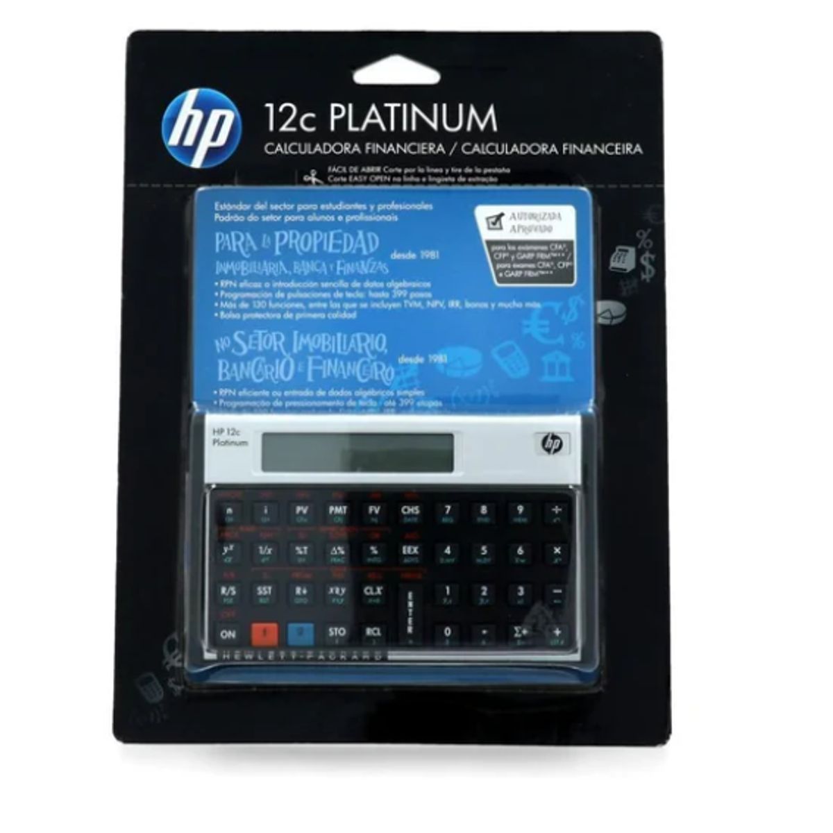 HP - Calculadora Financiera HP 12 C PLATINUM
