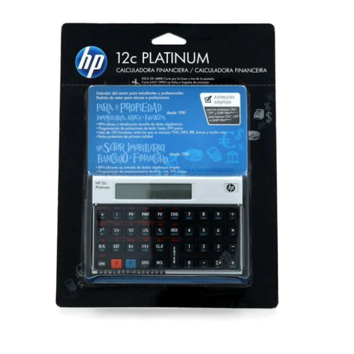 HP - Calculadora Financiera HP 12 C PLATINUM