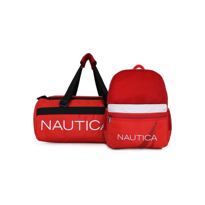 NAUTICA - Bolso Valar + Mochila Stark roja Nautica