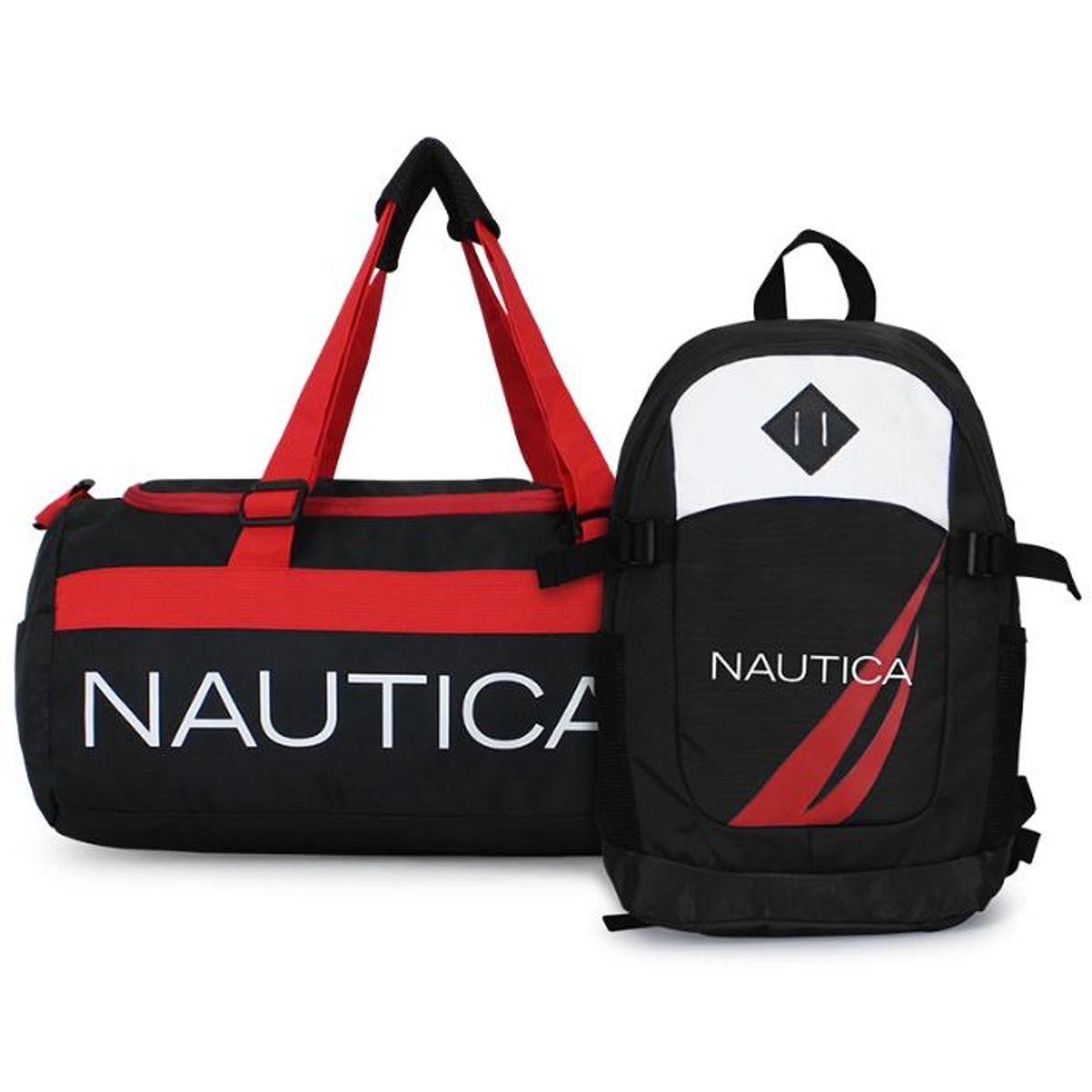 NAUTICA - Bolso Valar + Mochila Atlas negra Nautica