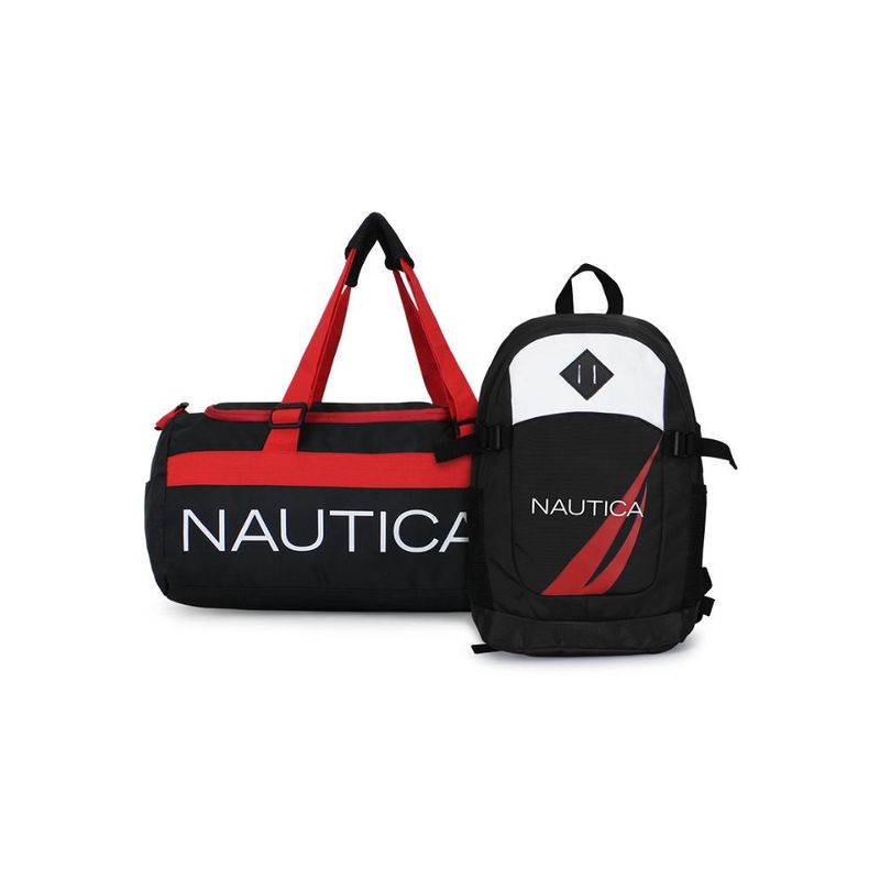 NAUTICA - Bolso Valar + Mochila Atlas negra Nautica