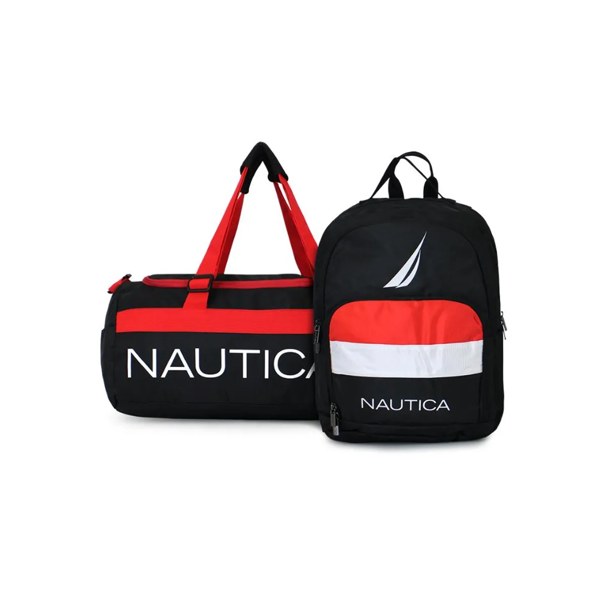 NAUTICA - Bolso Valar + Mochila Pólux negra Nautica