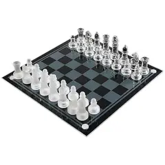 KUANGYE - Tablero Ajedrez Juego Ajedrez Tablero Ajedrez De Cristal