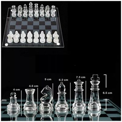 Imagen 2 del producto Tablero Ajedrez Juego Ajedrez Tablero Ajedrez De Cristal