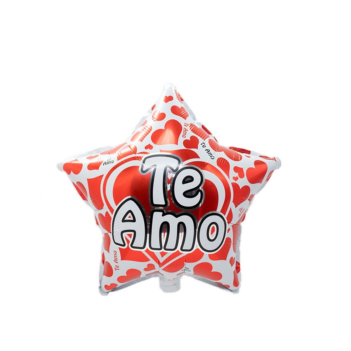GENERICO - GLOBO METALICO ESTRELLA TE AMO 18 X1 UNI