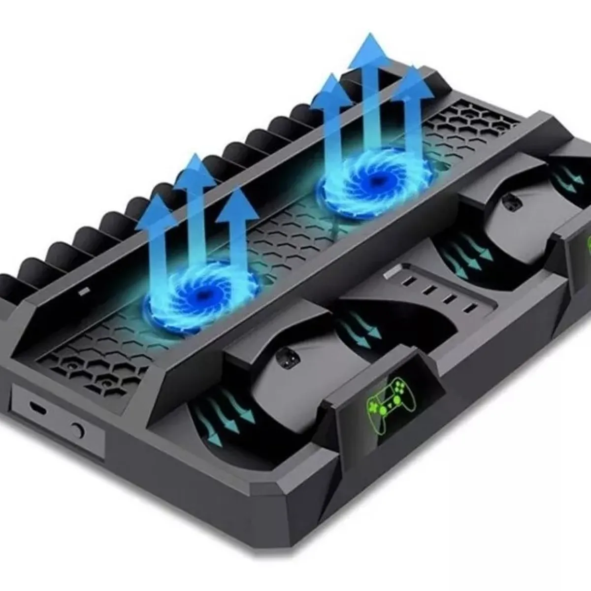 KUANGYE - Soporte Vertical De Enfriamiento Multifuncional Ps4 Slim Pro