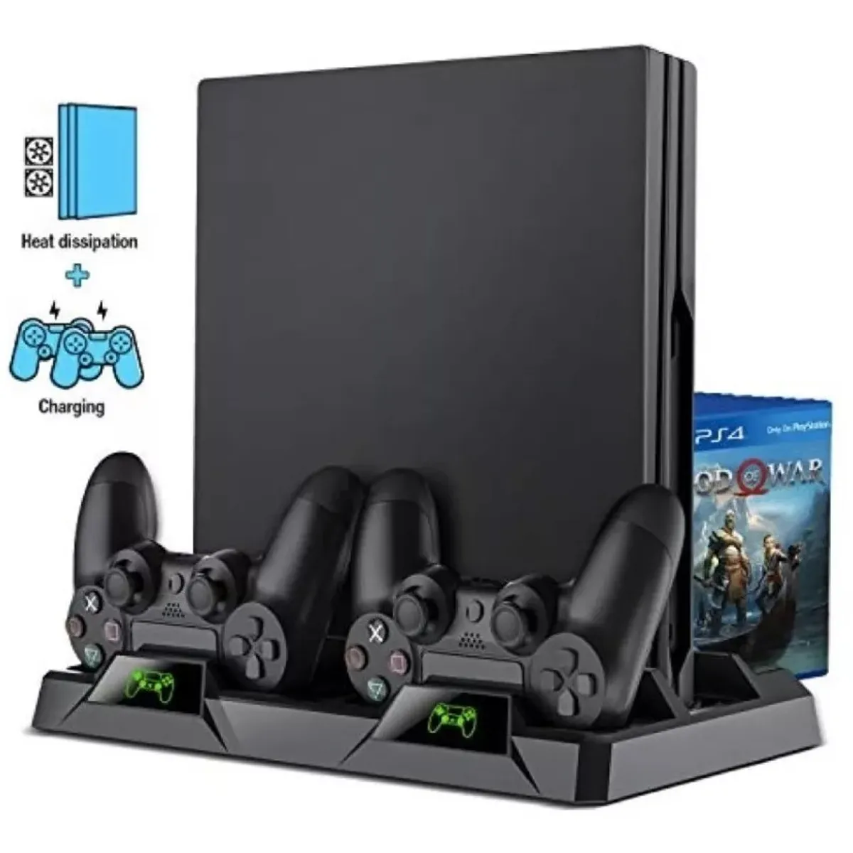 KUANGYE - Soporte Vertical De Enfriamiento Multifuncional Ps4 Slim Pro