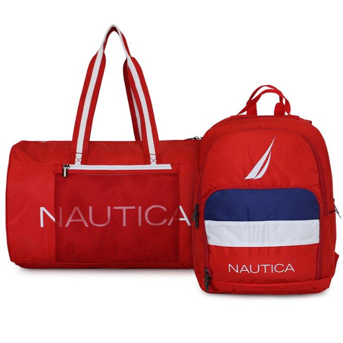 NAUTICA - Bolso Aries + Mochila Pólux roja Nautica