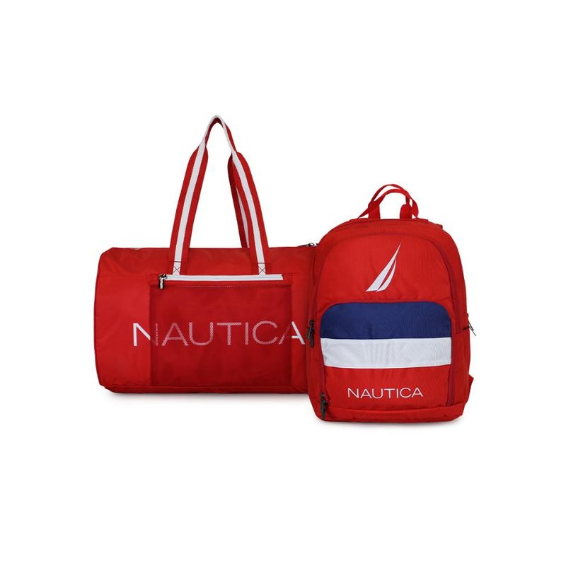 NAUTICA - Bolso Aries + Mochila Pólux roja Nautica