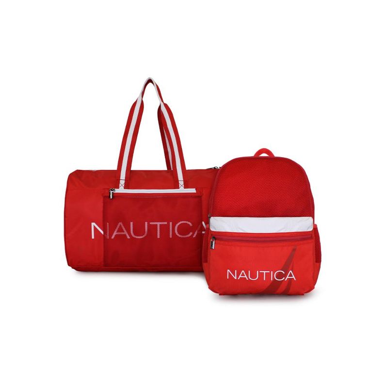 NAUTICA - Bolso Aries + Mochila Stark roja Nautica