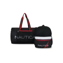 NAUTICA - Bolso Aries + Mochila Stark negra
