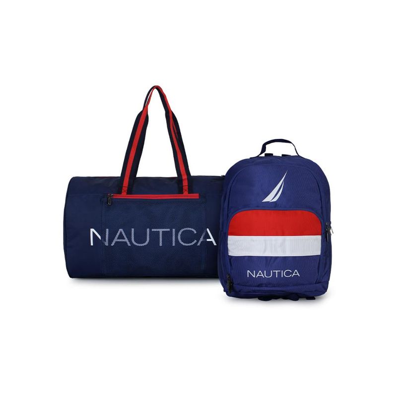 NAUTICA - Bolso Aries + Mochila Pólux azul Nautica