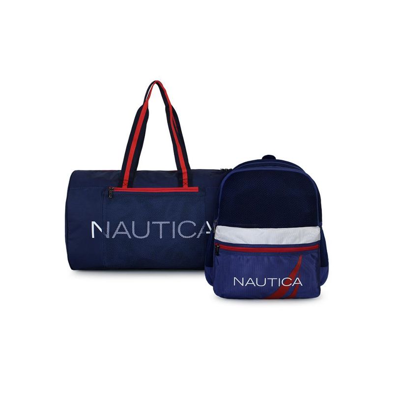 NAUTICA - Bolso Aries + Mochila Stark azul Nautica