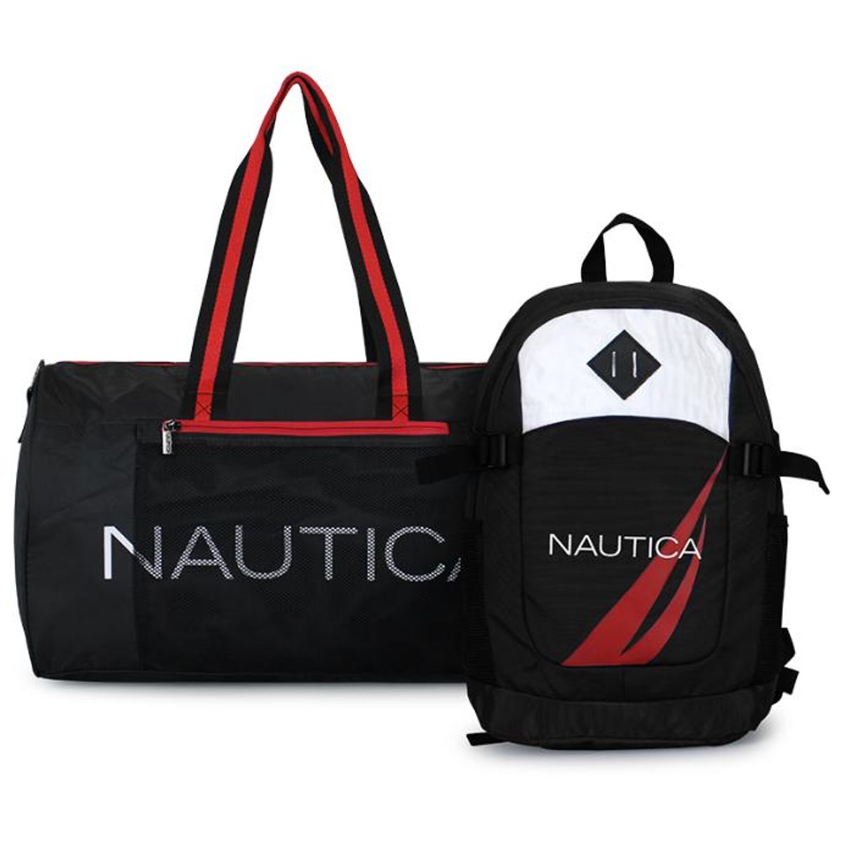 NAUTICA - Bolso Aries + Mochila Atlas negra Nautica