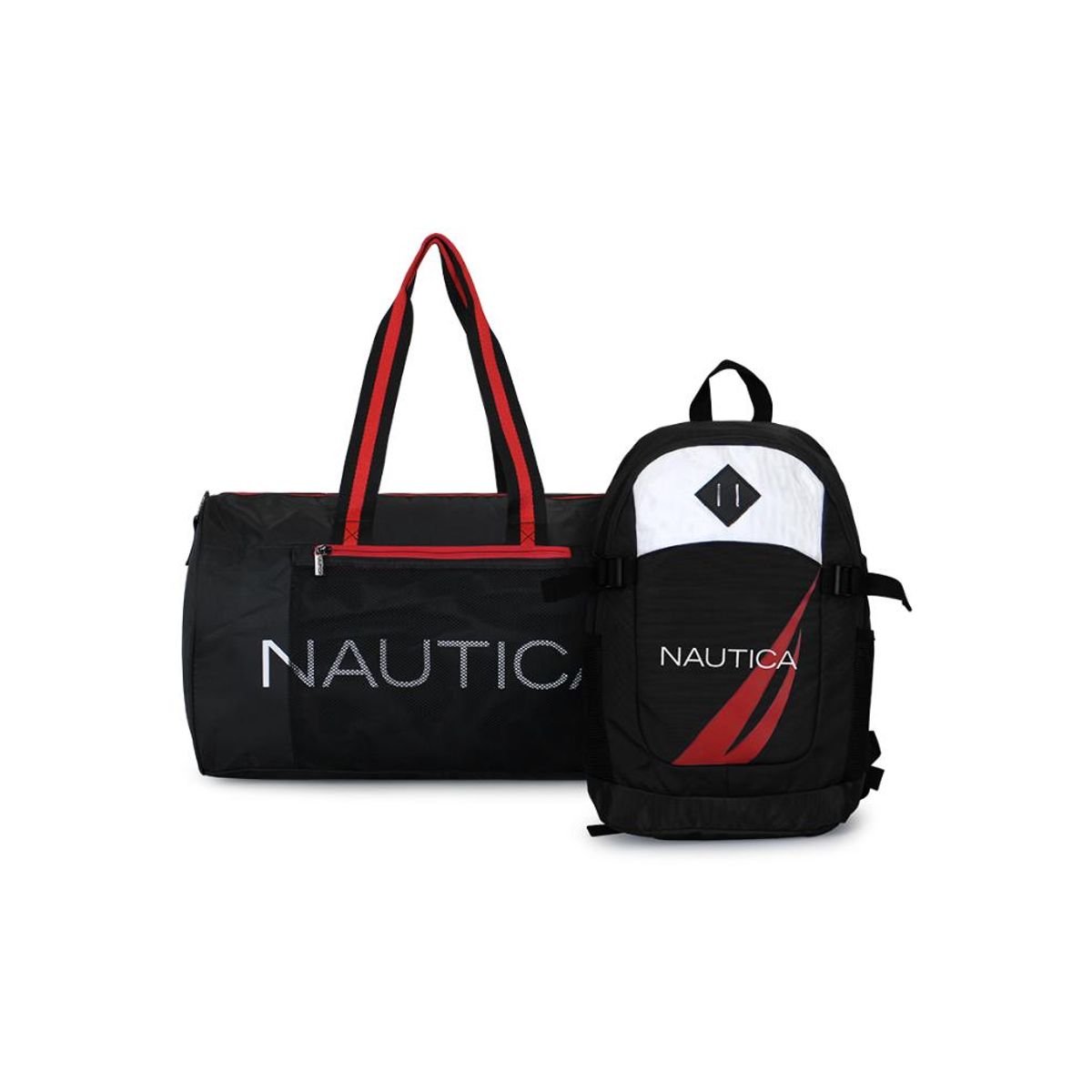 NAUTICA - Bolso Aries + Mochila Atlas negra Nautica