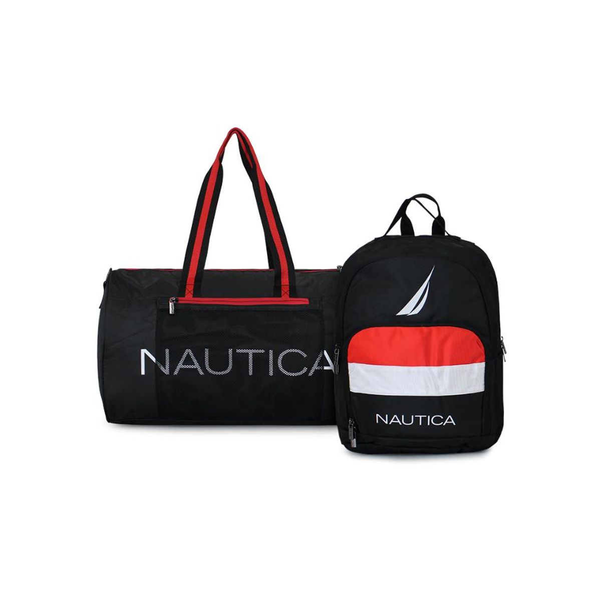 NAUTICA - Bolso Aries + Mochila Pólux negra Nautica